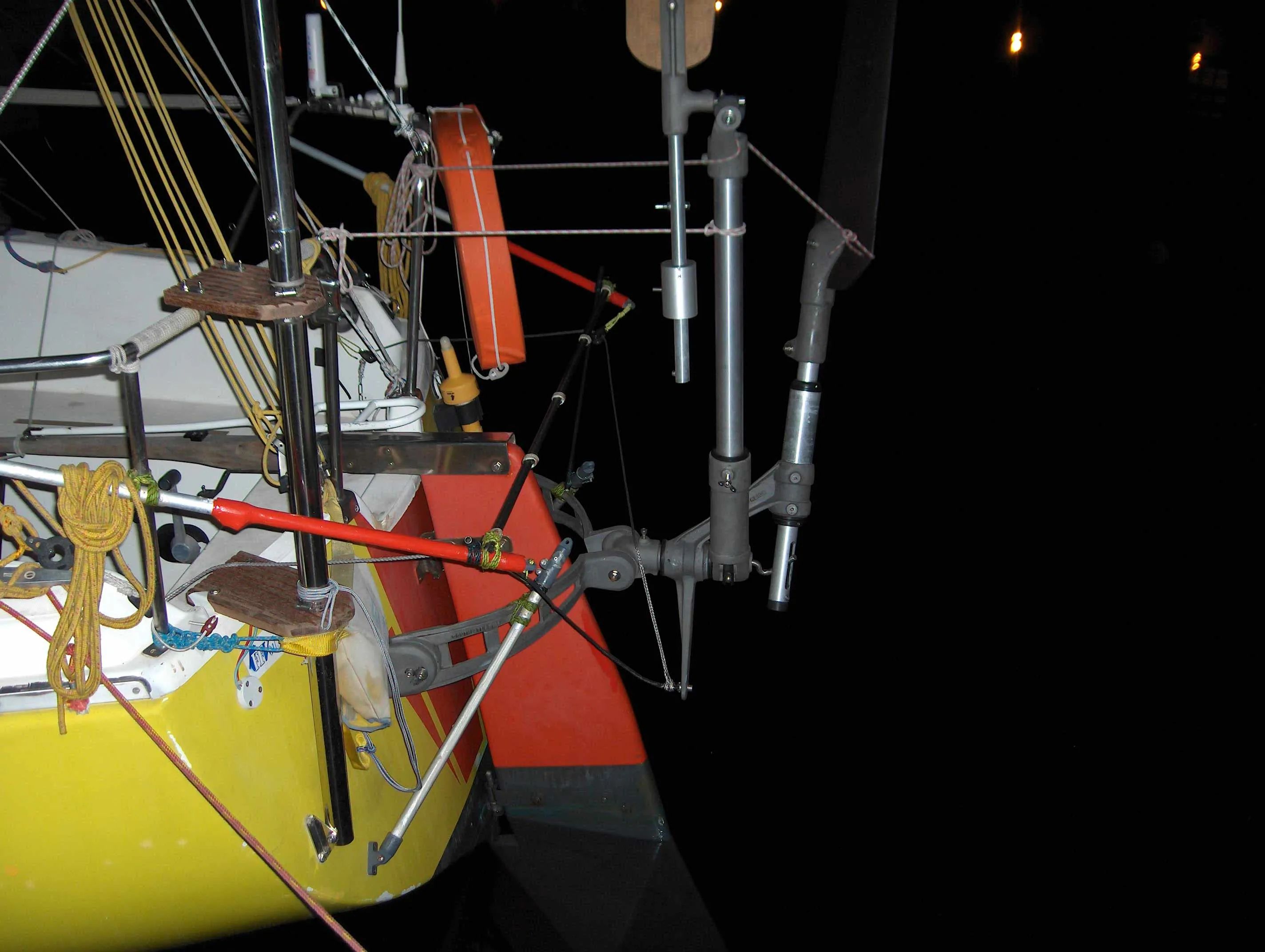 wind vane self steering south atlantic S 301ff