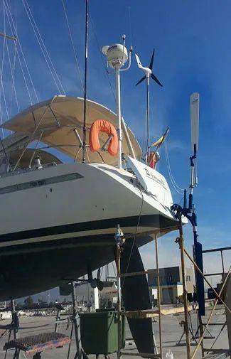 wind vane selfsteering south atlantic S 470